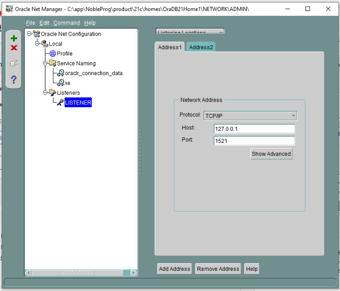 Changing host to 127.0.0.1