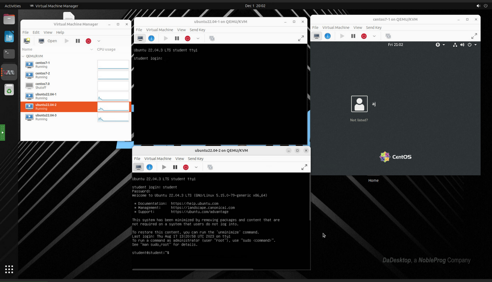 DD Machines Nested Virt